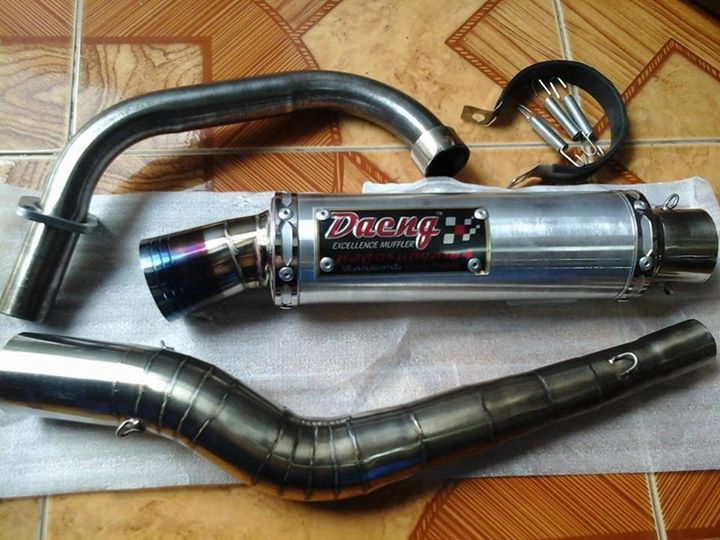 Đập hộp pô daeng racing cho suzuki raider 150 satria f150 belang - 4