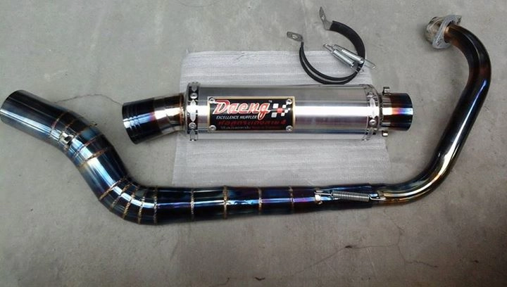 Đập hộp pô daeng racing cho suzuki raider 150 satria f150 belang - 5
