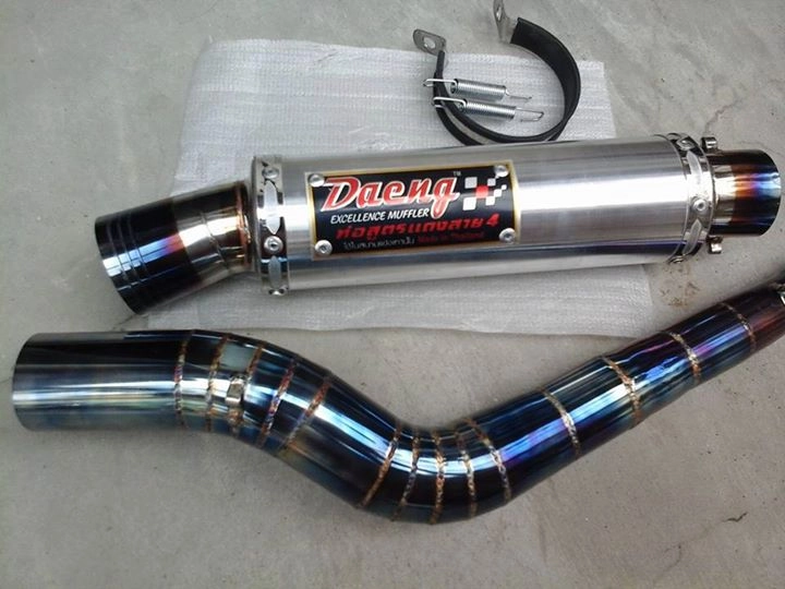 Đập hộp pô daeng racing cho suzuki raider 150 satria f150 belang - 7