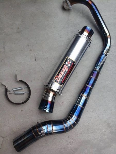 Đập hộp pô daeng racing cho suzuki raider 150 satria f150 belang - 8