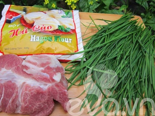 Hấp dẫn với bánh há cảo nhân thịt hẹ - 1