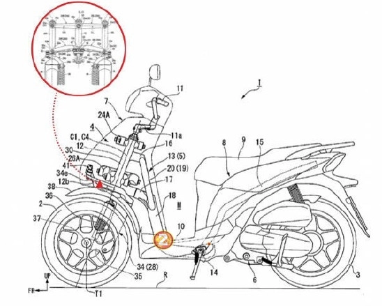 Honda đăng ký mẫu xe 3 bánh cho sh mode - 1