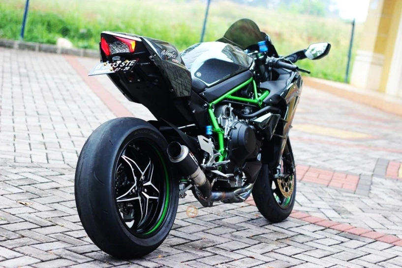 Kawasaki ninja h2 tuyệt đẹp trong bản độ cực chất đến từ indonesia - 4