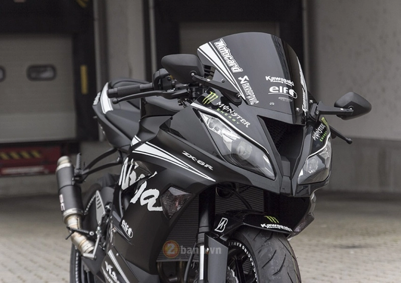 Kawasaki ninja zx-6r siêu ngầu trong bản độ black ultra - 2