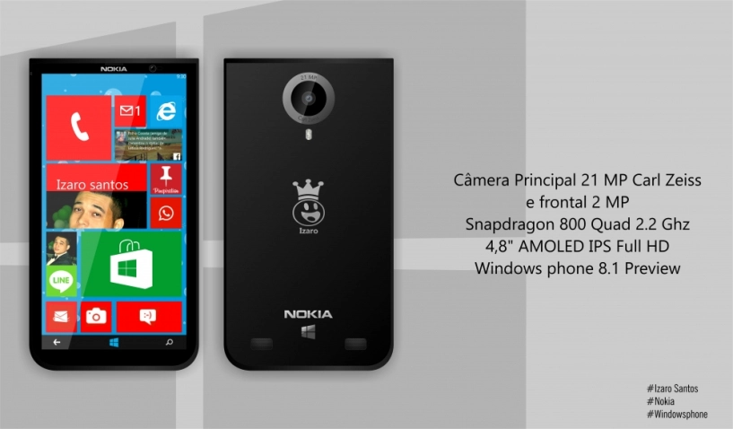 Nokia martini chiếc wp81 sắp được ra mắt có tên thương mại là lumia 930 - 1