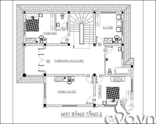 Sẵn tiền để xây biệt thự 135m2 - 2