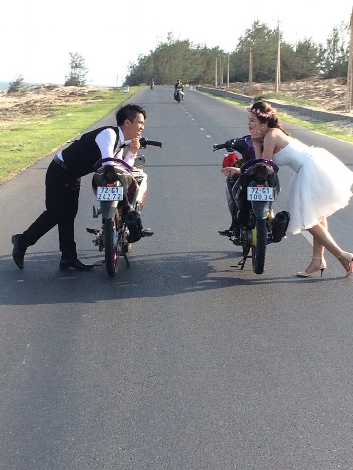 Vài tấm ảnh cưới cùng exciter 135 của biker vũng tàu - 1