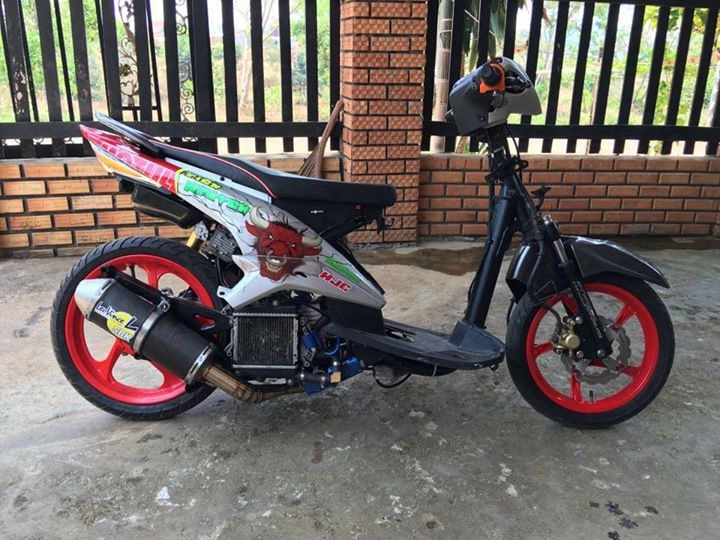 Yamaha luvias 4 vale đầu lớn trái 76 lòng cnc pô sbk bình nắp chao 38 - 1