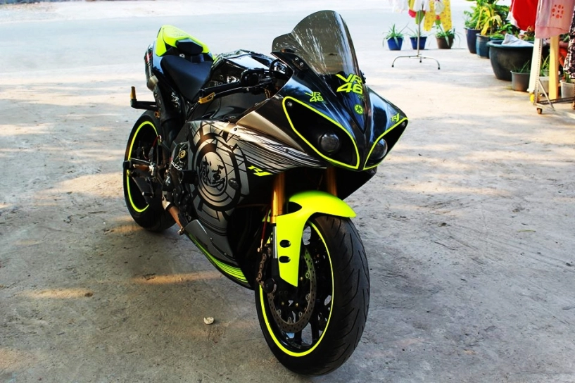 Yamaha r1 đời cũ độ cực chất của biker sài thành - 2