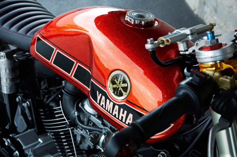 Yamaha tr1 siêu ngầu với phong cách cafe racer từ roland snel - 5