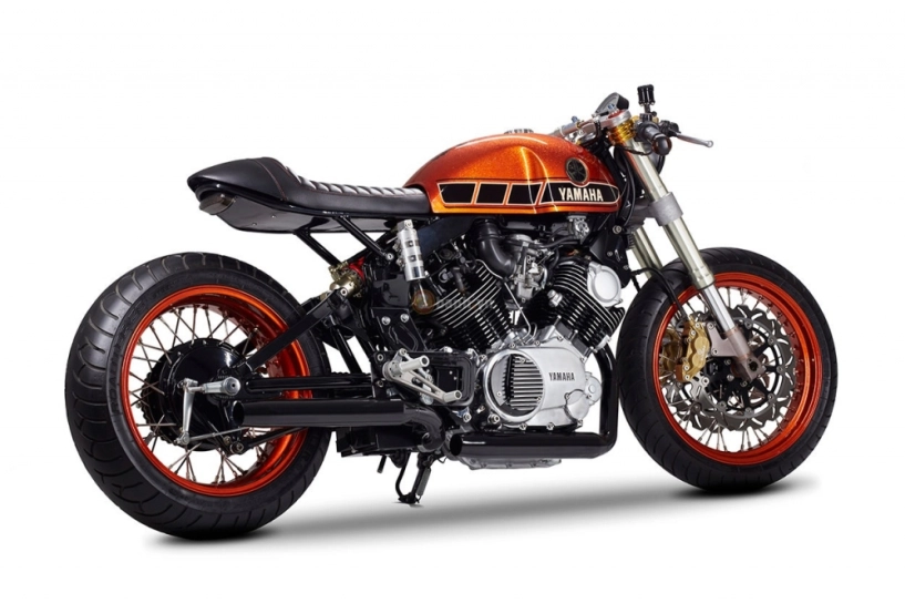 Yamaha tr1 siêu ngầu với phong cách cafe racer từ roland snel - 10