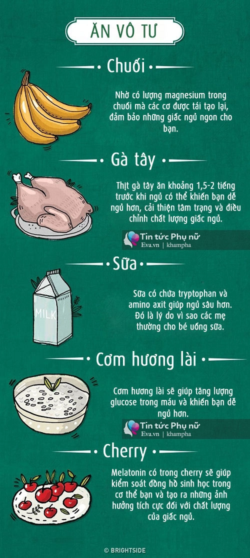 10 loại thực phẩm nên và không nên ăn trước khi ngủ - 2