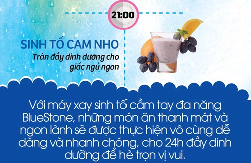 24h dinh dưỡng với máy xay sinh tố cầm tay đa năng - 6