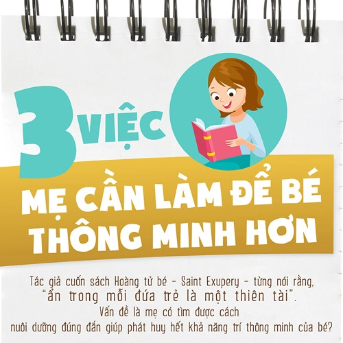 3 việc mẹ cần làm để bé thông minh hơn - 1