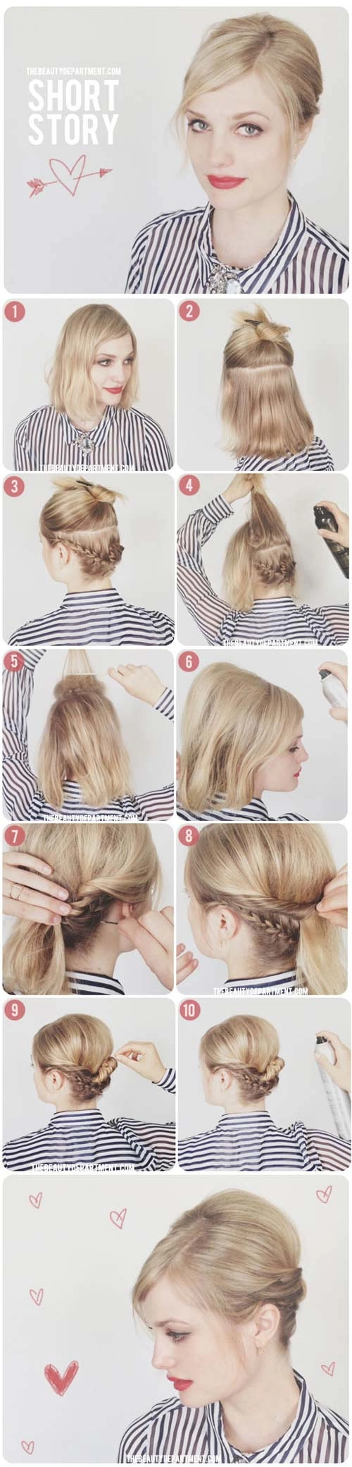 8 kiểu tết tóc sinh ra để dành riêng cho những cô nàng tóc ngắn - 5