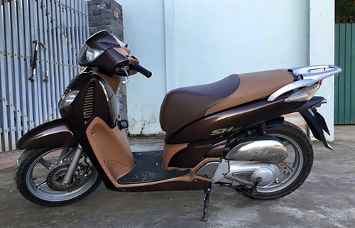  ảnh honda sh đời 2008 màu cafe - 3