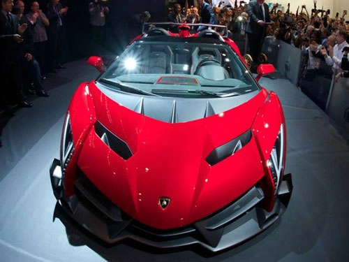  ảnh lamborghini veneno roadster tại ces 2014 - 2