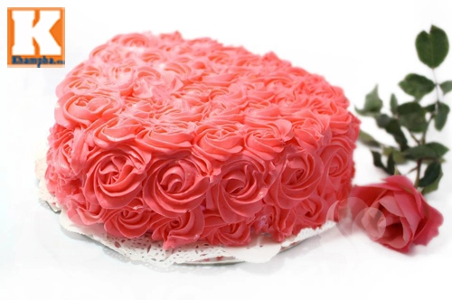 Bánh kem hoa hồng dành tặng mẹ ngày 83 - 9