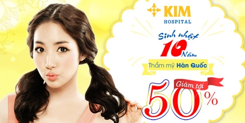 Bệnh viện thẩm mỹ hàn quốc kim hospital ưu đãi tới 50 - 1