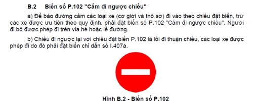  biển cấm đi ngược chiều cắm đúng hay sai - 2