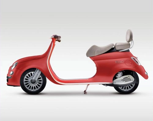  biến ôtô mini thành xe scooter - 1