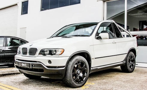  bmw x5 độ thành xe bán tải - 1