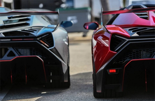  bộ đôi lamborghini veneno - 3