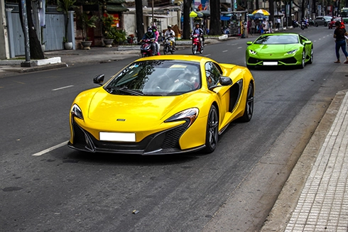  bộ đôi siêu xe huracan và mclaren 650s của đại gia sài gòn - 1