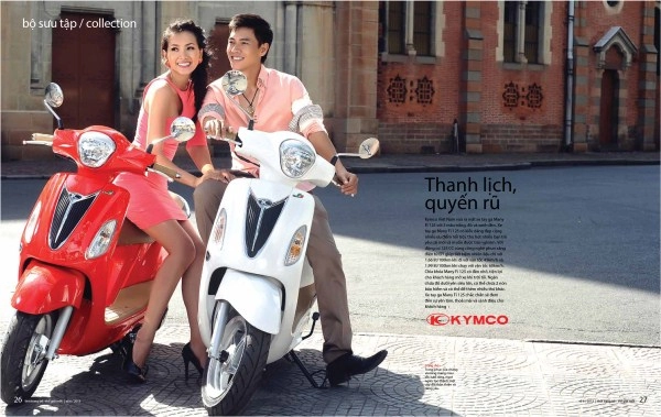 Bộ sưu tập kymco many fi so dáng cùng người mẫu - 1