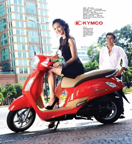 Bộ sưu tập kymco many fi so dáng cùng người mẫu - 6