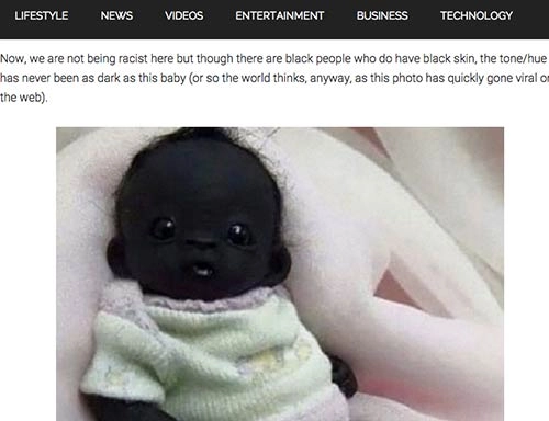 Bức ảnh em bé nam phi đen nhất thế giới gây tranh cãi - 2