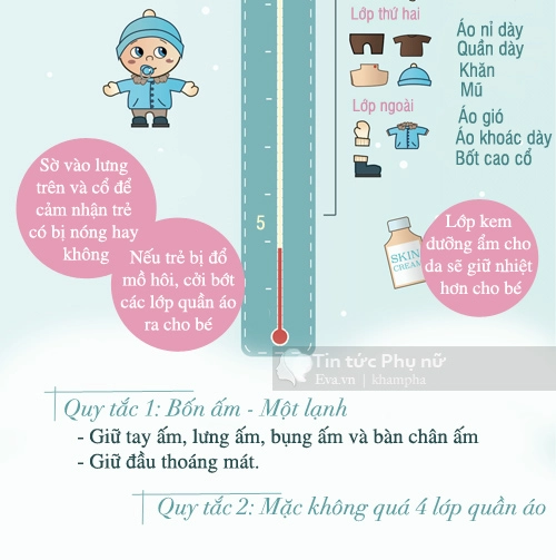 Các quy tắc mẹ đừng nên quên khi mặc quần áo cho trẻ ngày lạnh - 3