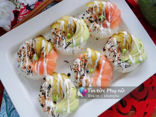 Cách làm sushi donut vừa đẹp vừa ngon - 5