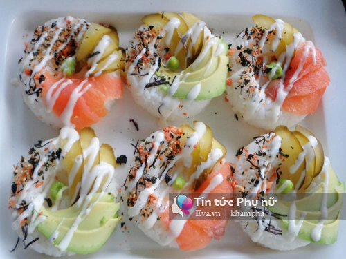 Cách làm sushi donut vừa đẹp vừa ngon - 6