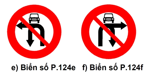  cấm ôtô rẽ trái và quay đầu - 1