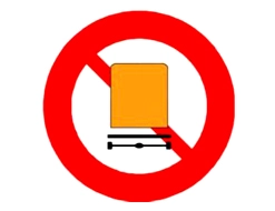  cấm xe chở hàng nguy hiểm - 1