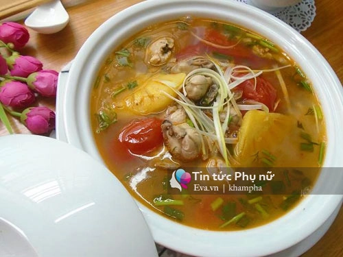 Canh riêu hàu chua chua béo ngậy đầy bổ dưỡng - 6