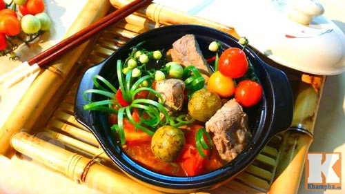 Canh sườn nấu sấu chua chua dễ ăn - 9