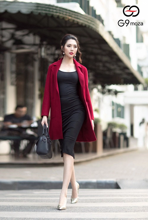 Chất với phong cách dạ cashmere hai mặt - 2