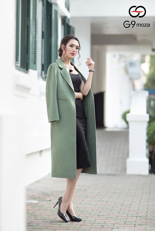 Chất với phong cách dạ cashmere hai mặt - 3