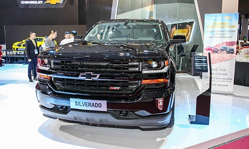  chi tiết chevrolet silverado midnight tại vms 2016 - 2