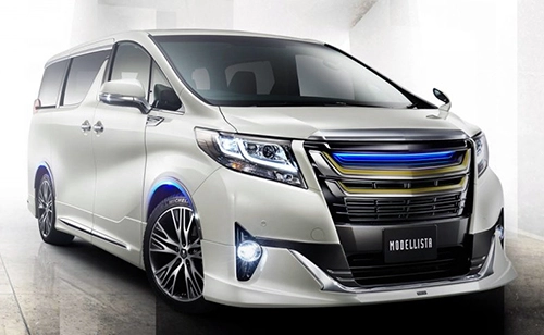  chi tiết toyota alphard modellista aero kit - 2