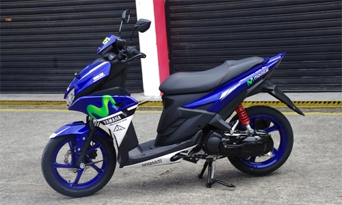  chi tiết yamaha aerox 125lc phong cách valentino rossi - 1