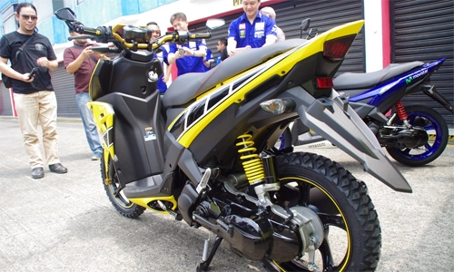  chi tiết yamaha aerox 125lc phong cách valentino rossi - 5