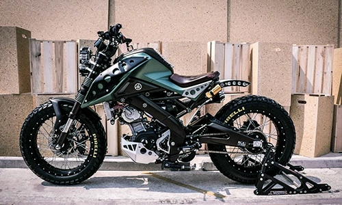  chi tiết yamaha m-slaz lên dáng scrambler concept - 1