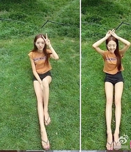 Cô gái sở hữu đôi chân dài bất thường như photoshop - 3