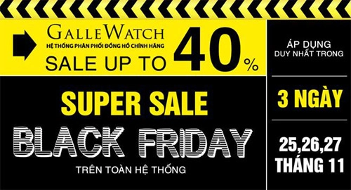 Đại tiệc giảm giá hàng hiệu lớn nhất trong năm black friday đã bắt đầu - 1