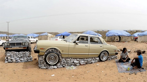  dựng bệ đá cho ôtô ở saudi arabia - 6