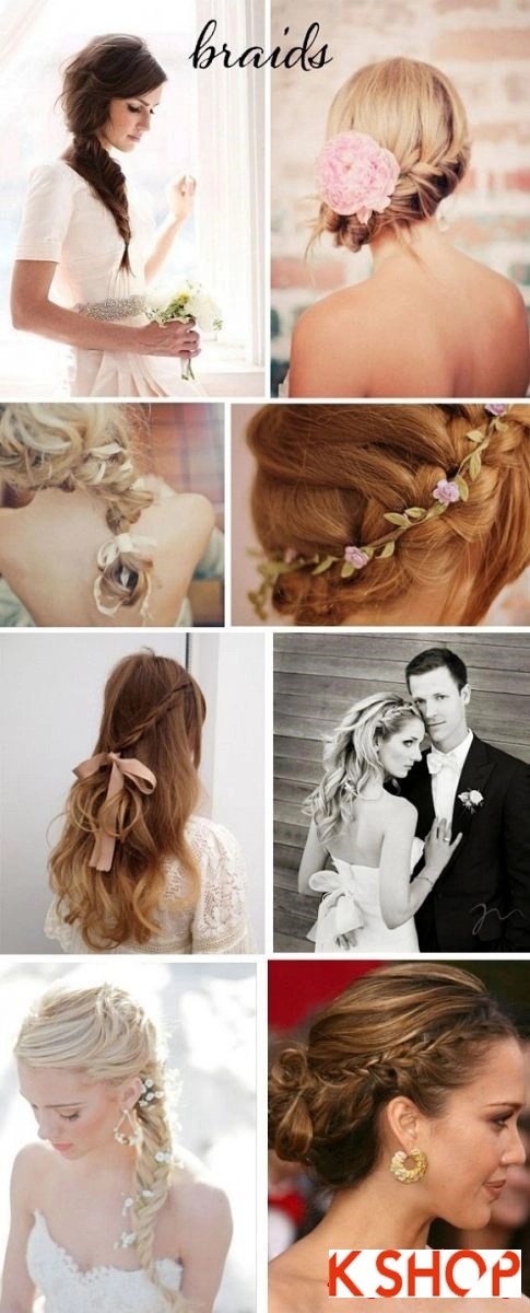 Gợi ý kiểu tóc tết đẹp 2017 cho cô dâu nổi bật lãng mạn quyến rũ ngày cưới - 16
