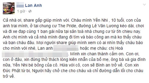 Hai bé gái hà nội 10 tuổi lập mưu bỏ nhà mẹ tưởng bắt cóc náo loạn facebook - 1